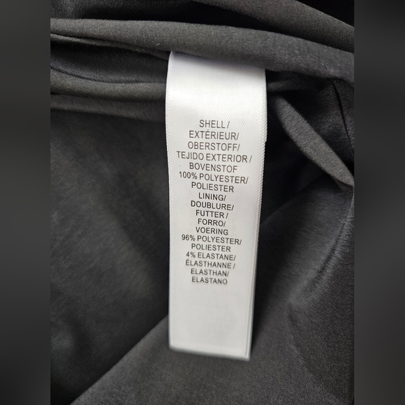 Aidan Mattox Gold and Silver Strapless Pleated Dress Sz 10 - Picture 7 of 8